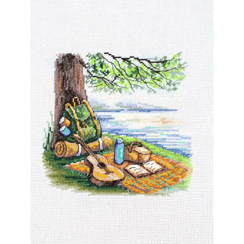Kreuzstich-Set "Tourist Stop" 16*16 cm SNV-957