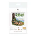 Cross stitch kit "Tourist stop" 16*16 cm SNV-957