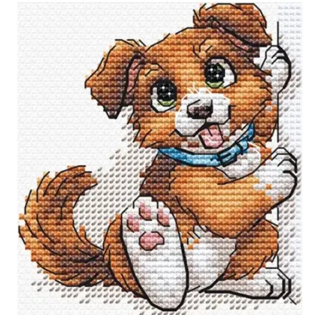 Cross stitch kit "Bookmark. Friend" 9 х 9,5 cm SANZ-77