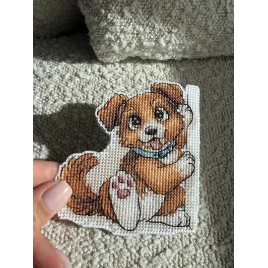 Cross stitch kit "Bookmark. Friend" 9 х 9,5 cm SANZ-77