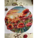 Cross stitch kit "Sun in poppies" 29 x 27 cm SANS-85