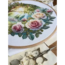 Cross stitch kit "Dream Garden" 24 x 22 cm SANS-84