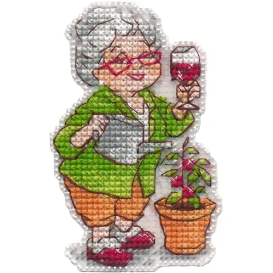 Cross stitch kit "Magnet. Joy in the little things" 5.5×8.6 cm S1729