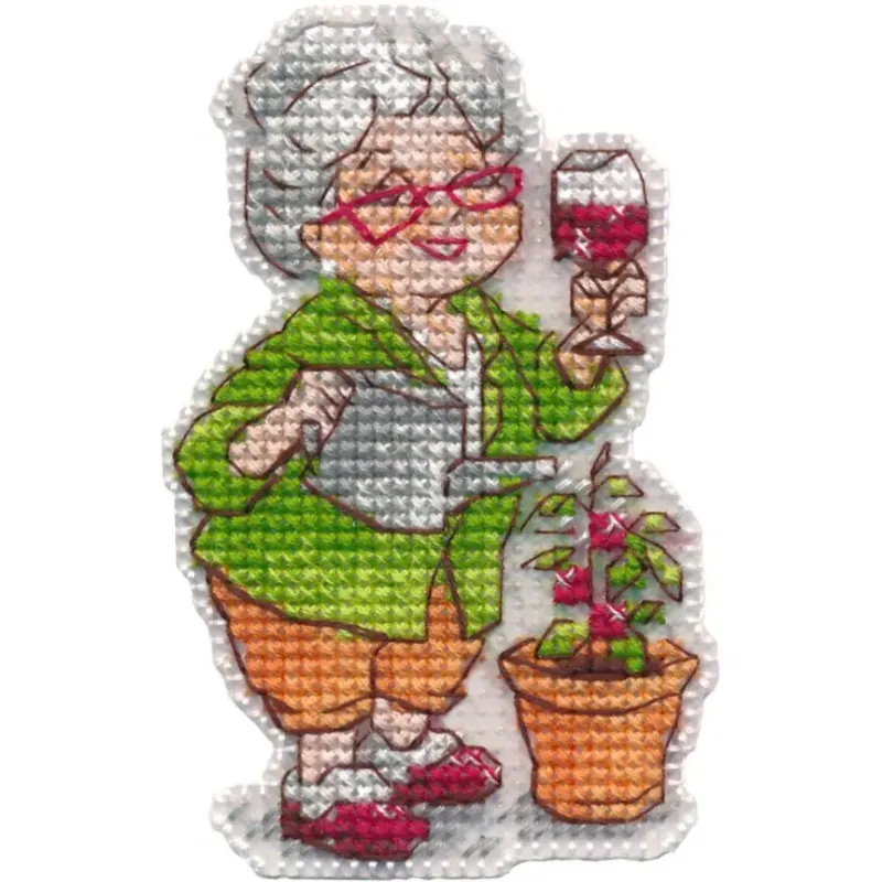 Cross stitch kit "Magnet. Joy in the little things" 5.5×8.6 cm S1729