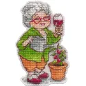 Cross stitch kit "Magnet. Joy in the little things" 5.5×8.6 cm S1729