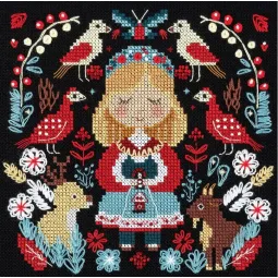 Набор для вышивания крестом "Хозяйка Леса" 15.5 x 15.5 cm PCE-7505
