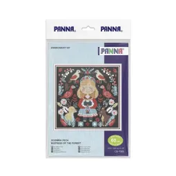 Cross stitch kit "Mistress of the Forest" 15.5 x 15.5 cm PCE-7505