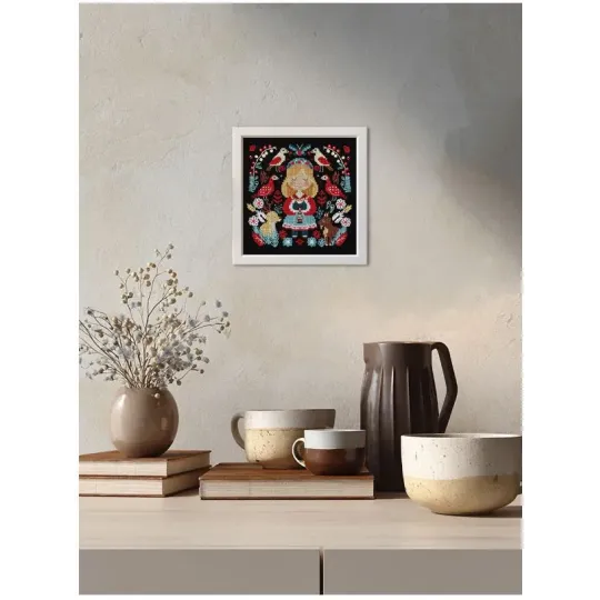 Cross stitch kit "Mistress of the Forest" 15.5 x 15.5 cm PCE-7505