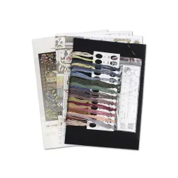 Cross stitch kit "Sampler. Dawn in the Village" 19*19 cm SNV-1036