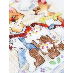 Cross stitch kit "Festive dinner" 15*20 cm SM-1249