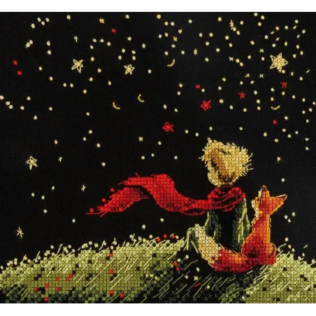 Kreuzstich-Set PANNA "Träume von den Sternen" 17,5 x 17,5 cm PVS-7555