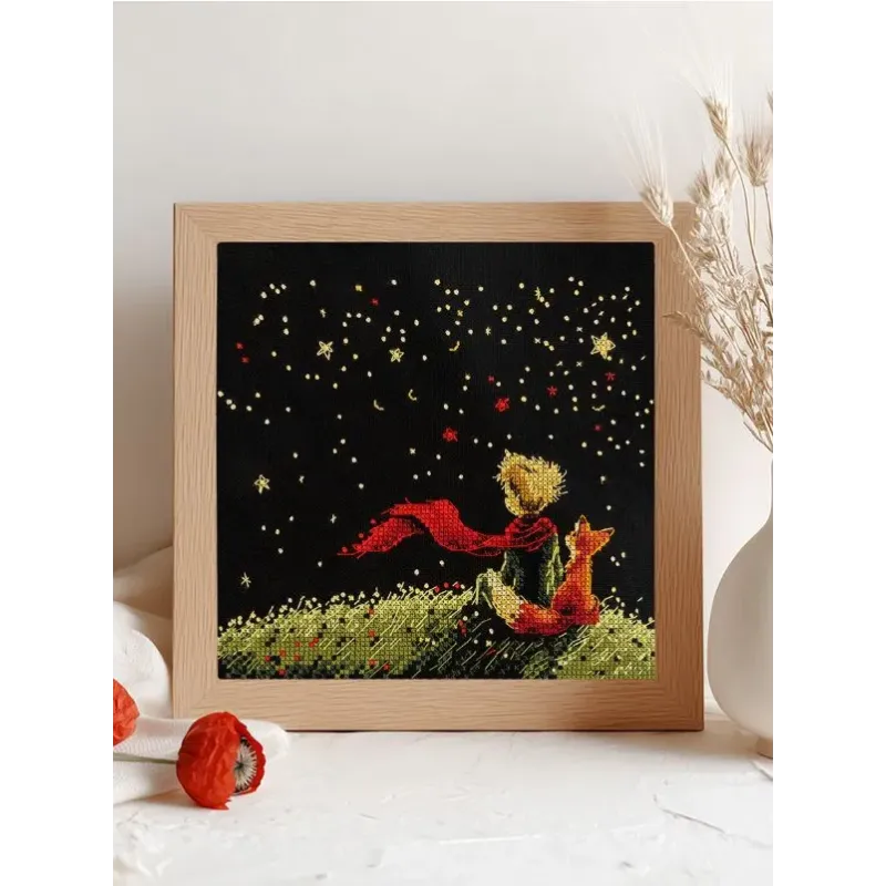 Kreuzstich-Set PANNA "Träume von den Sternen" 17,5 x 17,5 cm PVS-7555