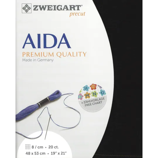 Precut Aida 20 count 48x53 cm 33267204853