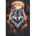 Main Bead Embroidery Kit "Alpha Wolf" 22 х 33 cm AAB-981