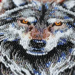 Main Bead Embroidery Kit "Alpha Wolf" 22 х 33 cm AAB-981