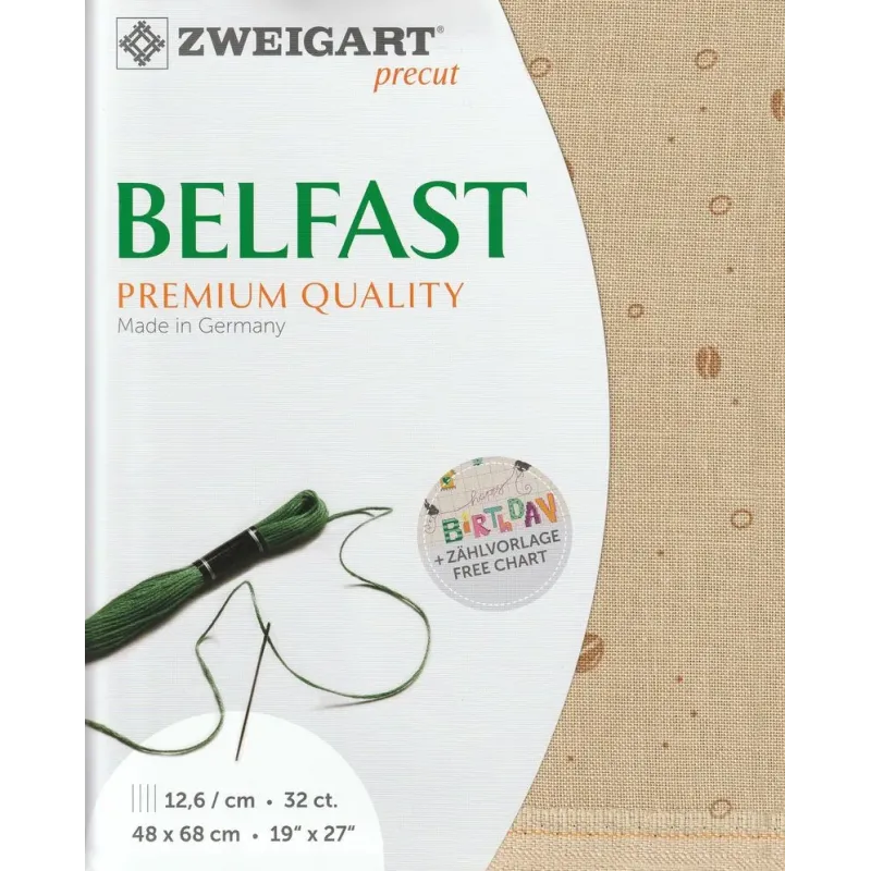 Precut Belfast Coffee 48x68 cm 360932394868