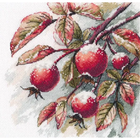 Kreuzstich-Set "Winterträume" 17×17 cm S1735