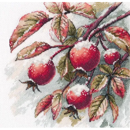 Kit point de croix "Rêves d'hiver" 17×17 cm S1735
