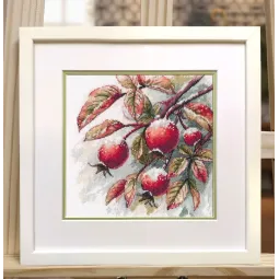Cross stitch kit "Winter dreams" 17×17 cm S1735