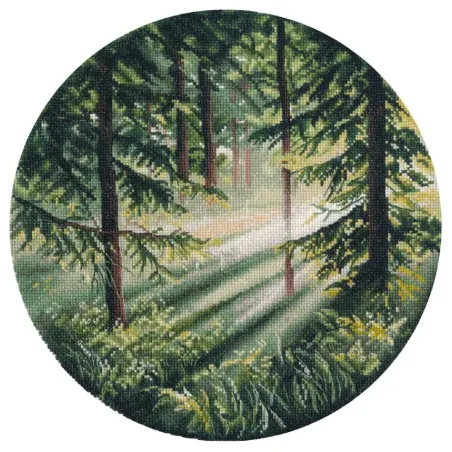 Набор для вышивания крестиком "Игра света" 25x25 см S1730