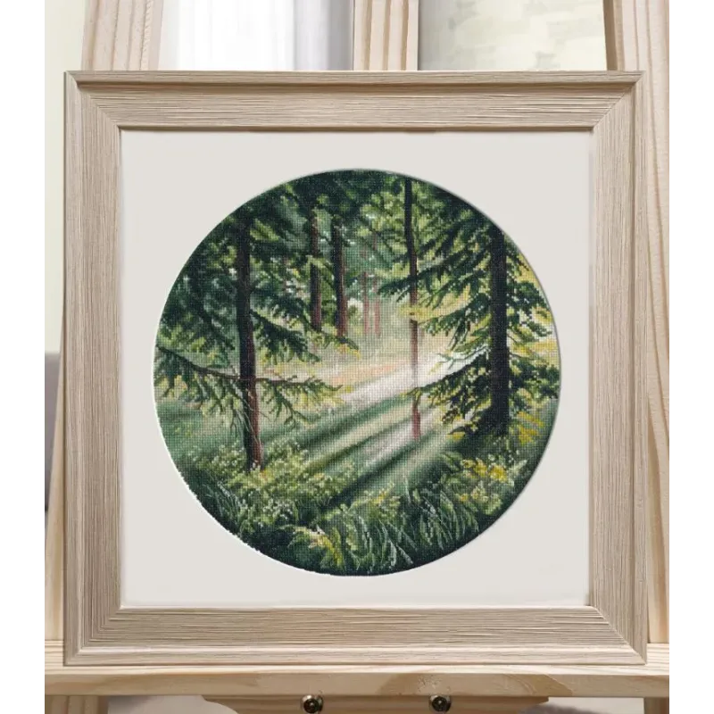 Набор для вышивания крестиком "Игра света" 25x25 см S1730