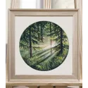 Cross stitch kit "Play of light" 25×25 cm S1730