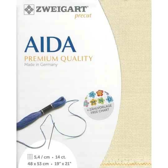 Vorgeschnittene Stern-Aida 48x53 cm 37067704853