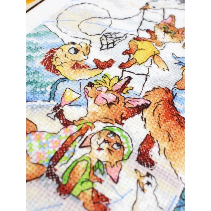 Cross stitch kit "Sea trip" 20*16 cm SM-1248