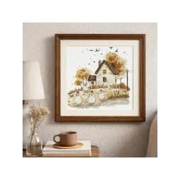 Kreuzstich-Set "Herrinnen des Hofes" 22,5 x 21 cm SANH-08