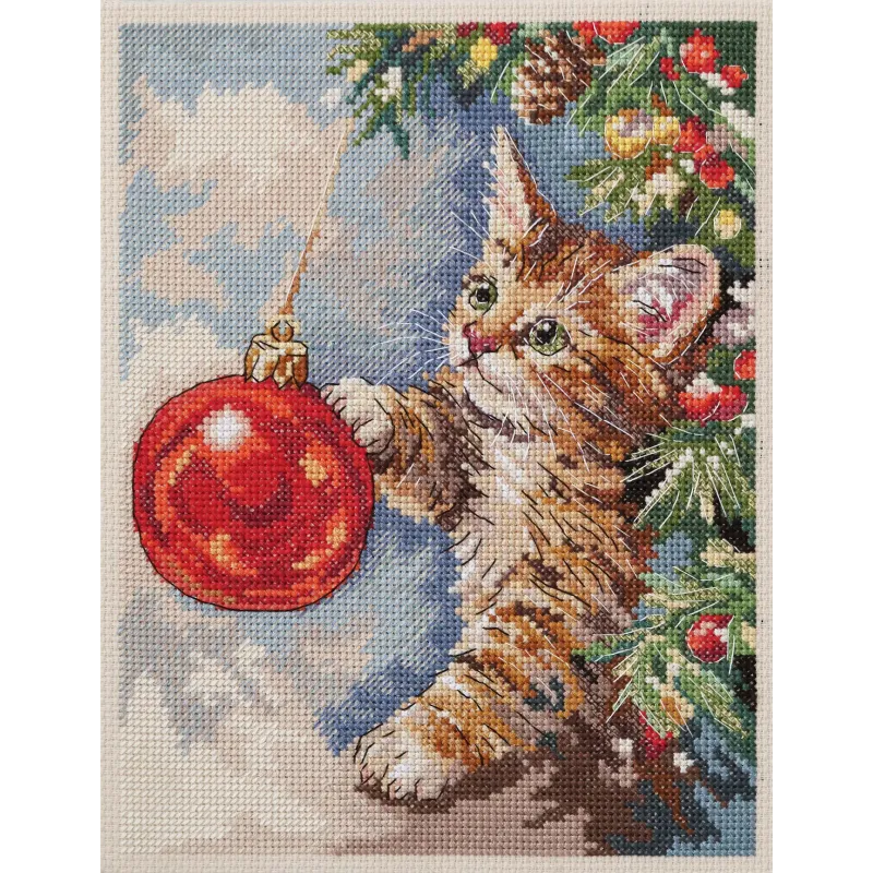 Cross-stitch kits "Furry rascal" 17 х 22 cm AAH-328