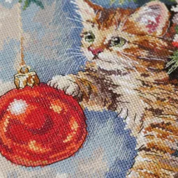 Cross-stitch kits "Furry rascal" 17 х 22 cm AAH-328