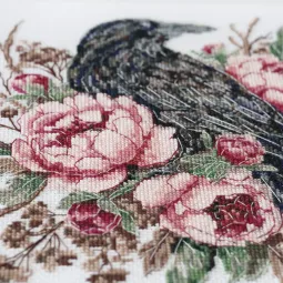 Kit de point de croix "Jardin secret" 22 x 22 cm AAH-327