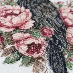 Kit de point de croix "Jardin secret" 22 x 22 cm AAH-327