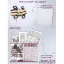 Cross-stitch kit "Secret garden" 22 х 22 cm AAH-327