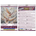 Mid-sized bead embroidery kit "Dance of Doves" 20 х 20 cm AAMB-145