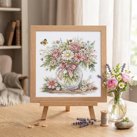 Kreuzstich-Sets "Blumenstimmung" 21 х 22 cm AAH-325