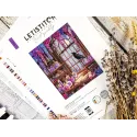 Kreuzstich-Set "Rabenbibliothek" 23x29 cm SLETIL9987