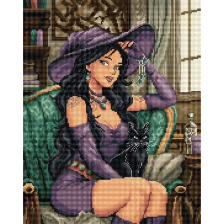 Cross stitch kit "Familiar's Favorite" 23 × 29 cm SLETIL9991