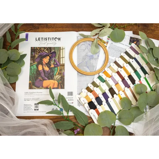 Cross stitch kit "Familiar's Favorite" 23 × 29 cm SLETIL9991