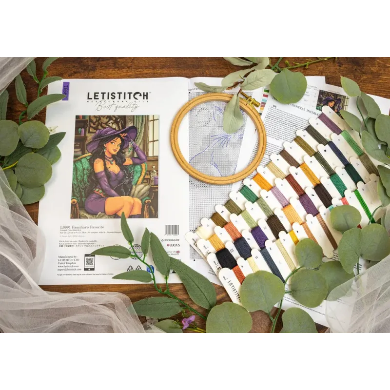 Kreuzstich-Set "Vertrauter Favorit" 23 × 29 cm SLETIL9991