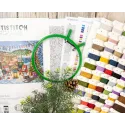Cross stitch kit "Christmas Trailer" 42x30 cm SLETIL9990