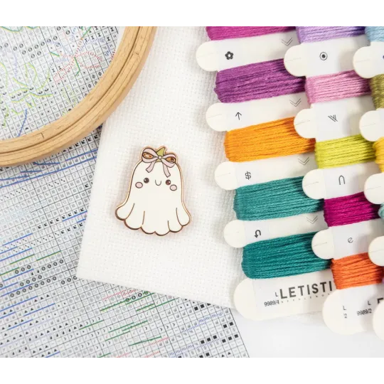 Cross stitch kit "Glow Ghost Cove" 36x29 cm SLETIL9989