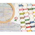 Cross stitch kit "Sweet Parisian Street" 19x27 cm SLETIL9988
