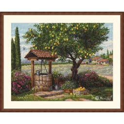 Kreuzstich-Set "Unter dem Zitronenbaum" 39.5x30 SK304