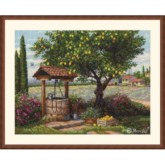 Cross stitch kit "Under the Lemon Tree" 39.5x30 SK304