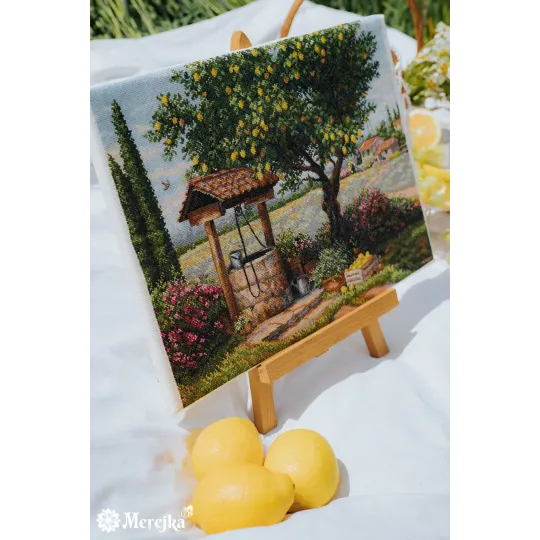 Cross stitch kit "Under the Lemon Tree" 39.5x30 SK304