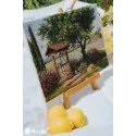 Kryželiu siuvinėjimo rinkinys "Po citrinmedžiu" 39.5x30 SK304