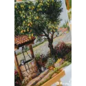 Kreuzstich-Set "Unter dem Zitronenbaum" 39.5x30 SK304
