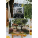 Kit point de croix "Sous le citronnier" 39.5x30 SK304
