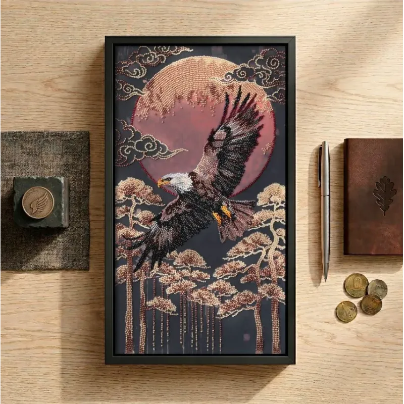 Main Bead Embroidery Kit "Lord of the Skies" 22 х 39 cm AAB-980